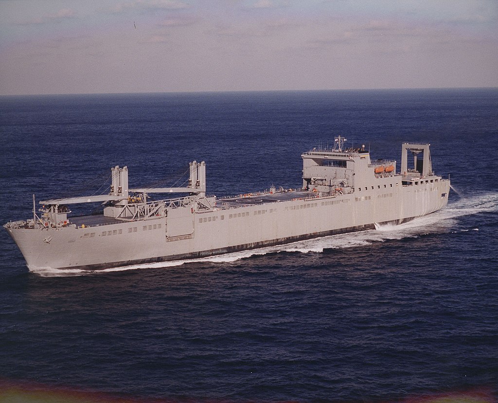 Το μεταγωγικό πλοίο USNS Mendonca, 35.000 τόνων έδεσε στην Αλεξανδρούπολη!
