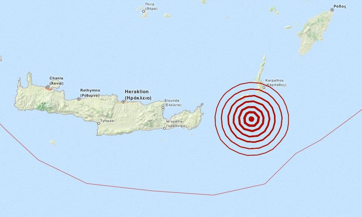 Σεισμός 3,1 Ρίχτερ στην Κάρπαθο – Μικρό το εστιακό βάθος – Έρχεται μεγαλύτερος;