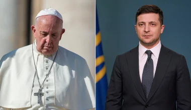 Συνομιλία μεταξύ Β.Ζελένσκι και Πάπα Φραγκίσκου – Πιθανή επίσκεψη του Ποντίφικα στην Ουκρανία