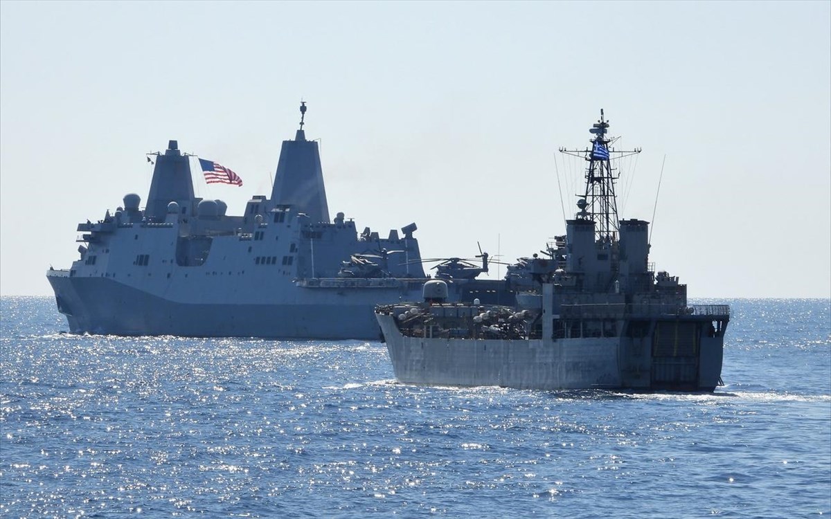 ΓΕΕΘΑ: Συνεκπαίδευση αρματαγωγού ΙΚΑΡΙΑ με την ισραηλινή πυραυλάκατο INS YAFFO