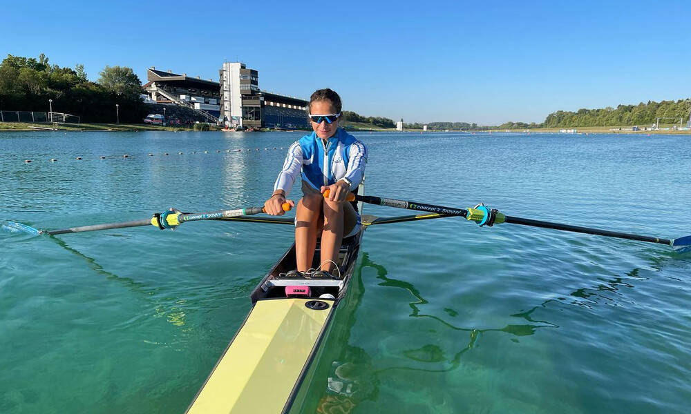 Ευρωπαϊκό Πρωτάθλημα κωπηλασίας στο Μόναχο: Ασημένιο μετάλλιο για την Ευαγγελία Αναστασιάδου