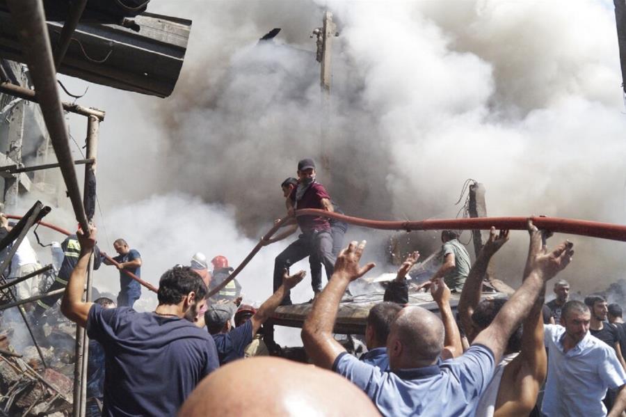 Αρμενία: Δύο νεκροί και 57 τραυματίες από τις εκρήξεις σε αγορά