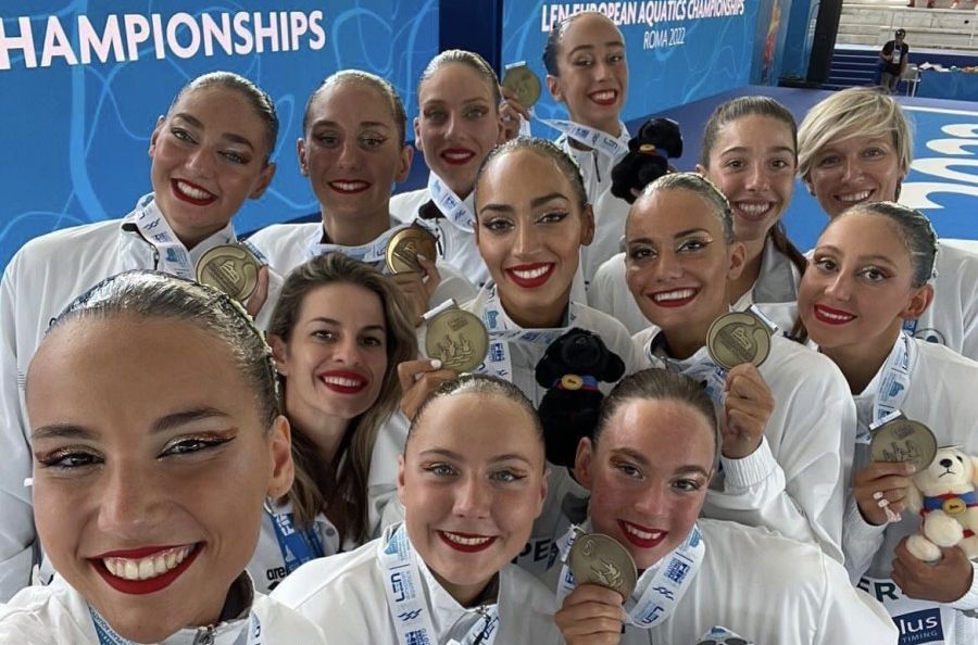Ευρωπαϊκό πρωτάθλημα υγρού στίβου: Αναστάτωσαν τη Ρώμη οι «καυτές» Ελληνίδες της καλλιτεχνικής κολύμβησης (φώτο)