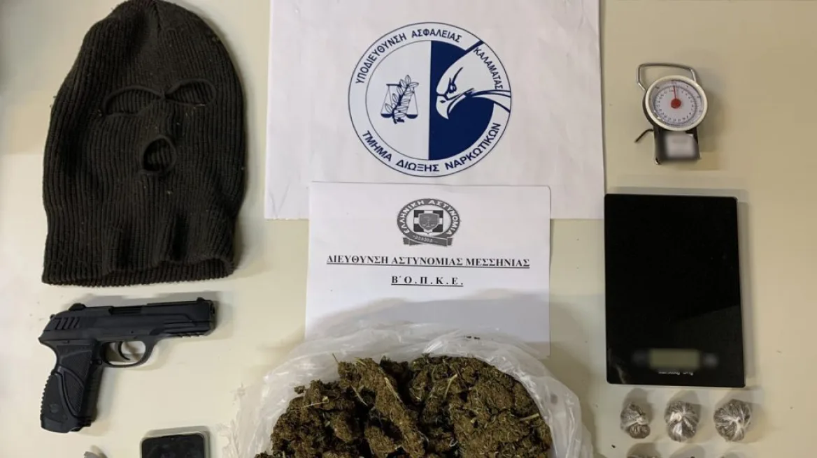 Μεσσηνία: Έφοδος με σκύλο στο σπίτι διακινητή κάνναβης