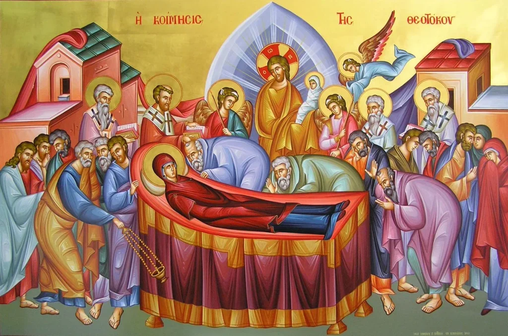 Δεκαπενταύγουστος: Ποια η ερμηνεία της εικόνας της Κοιμήσεως της Θεοτόκου;