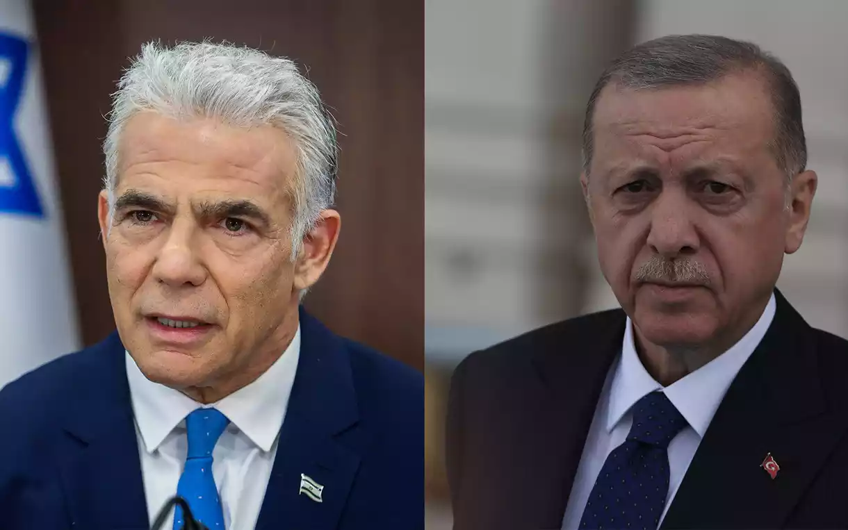 Ρ.Τ.Ερντογάν και Γ.Λαπίντ είχαν τηλεφωνική συνομιλία μετά την αποκατάσταση των σχέσεων Τουρκίας και Ισραήλ