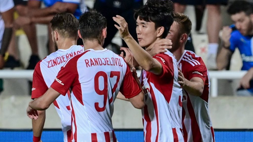 Απόλλων Λεμεσού – Ολυμπιακός 1-1: Όρθιοι στην Κύπρο οι «ερυθρόλευκοι» – Όλα θα κριθούν στον Πειραιά