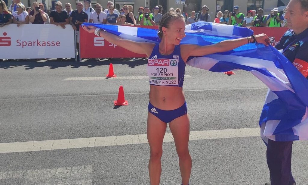 Α. Ντρισμπιώτη – Ευρωπαϊκό στίβου: Τρέχει και στα 20χλμ. βάδην η Πρωταθλήτρια Ευρώπης στα 35χλμ 