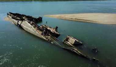 Σερβία: H πτώση της στάθμης του Δούναβη έφερε στην επιφάνεια βυθισμένα πλοία των Ναζί (φωτο-βίντεο)