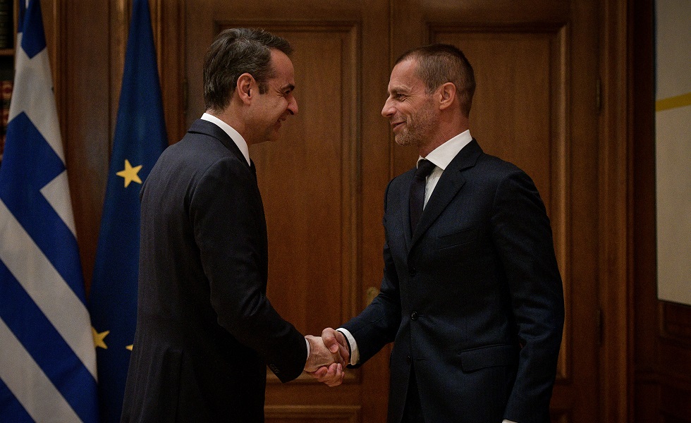 Συνάντηση Κ.Μητσοτάκη – Α.Τσέφεριν στο Μέγαρο Μαξίμου