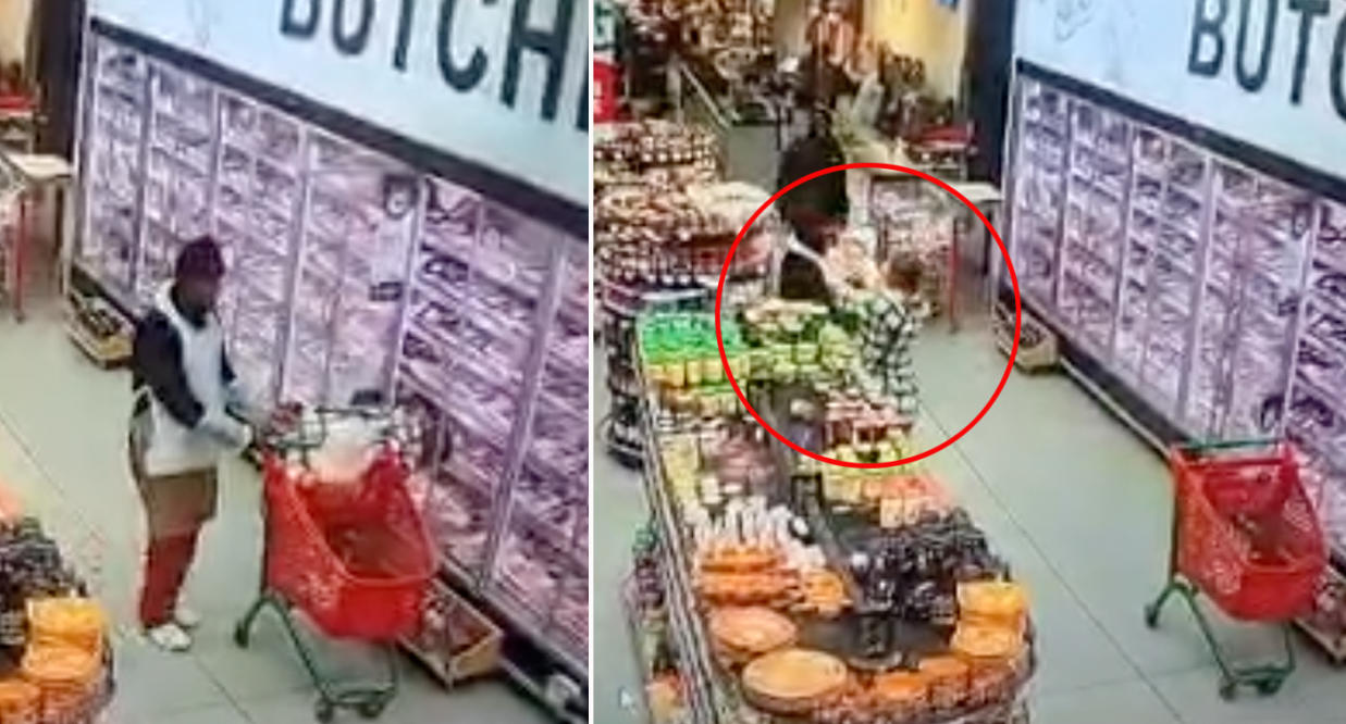 Ανατριχίλα στη Νότια Αφρική: Εργαζόμενος σε σούπερ μάρκετ επιχείρησε να κλέψει μωρό (βίντεο)