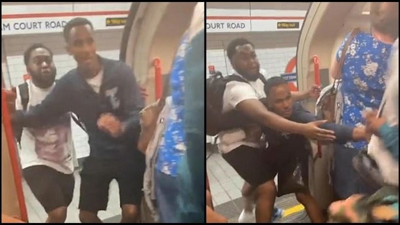 «Ατρόμητη» γιαγιά έσπρωξε έξω από το τρένο δύο νεαρούς που επιχείρησαν να χτυπήσουν άλλο νεαρό επιβάτη (βίντεο)