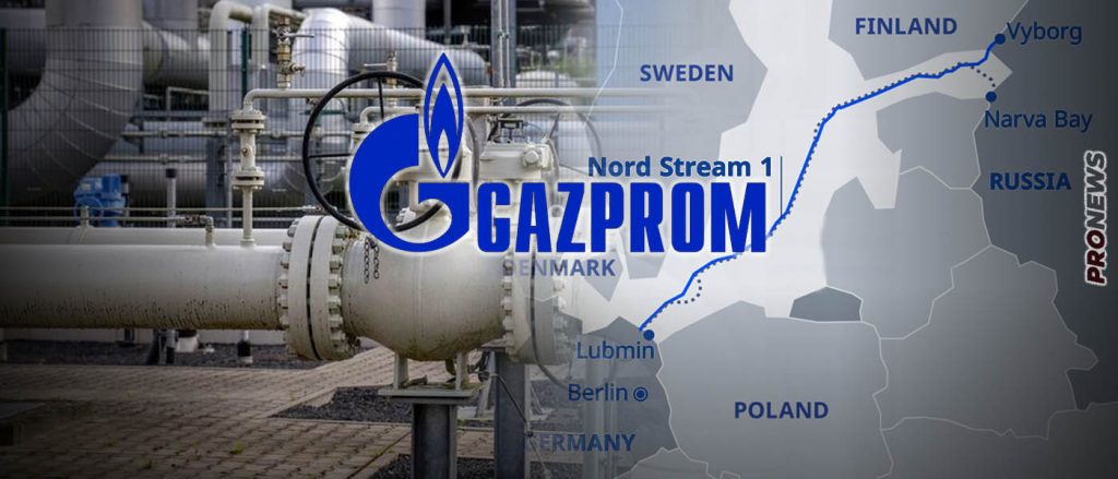 Η Gazprom ανακοίνωσε την «επ’αόριστον» διακοπή του Nord Stream 1!