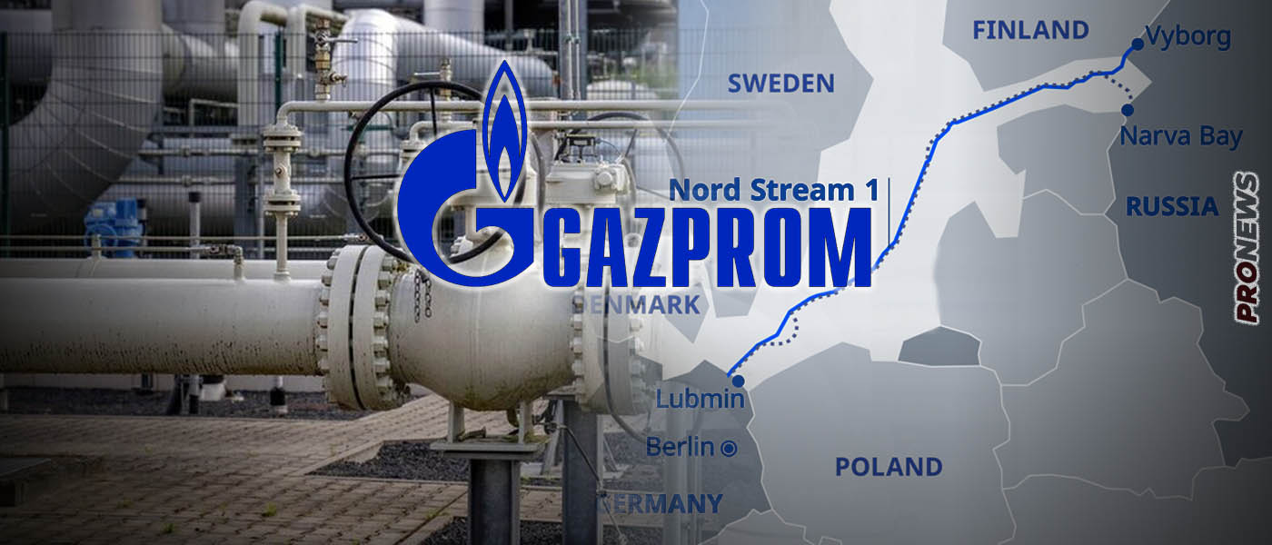 Gazprom για Nord Stream 1: «Επικίνδυνη διαρροή λαδιού σε τουρμπίνα σταθμού»
