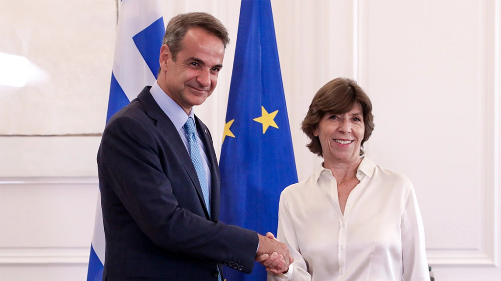 Ο Κ.Μητσοτάκης «απάντησε» στον Ρ.Τ.Ερντογάν: Είπε στην Γαλλίδα ΥΠΕΞ ότι η Τουρκία προκαλεί