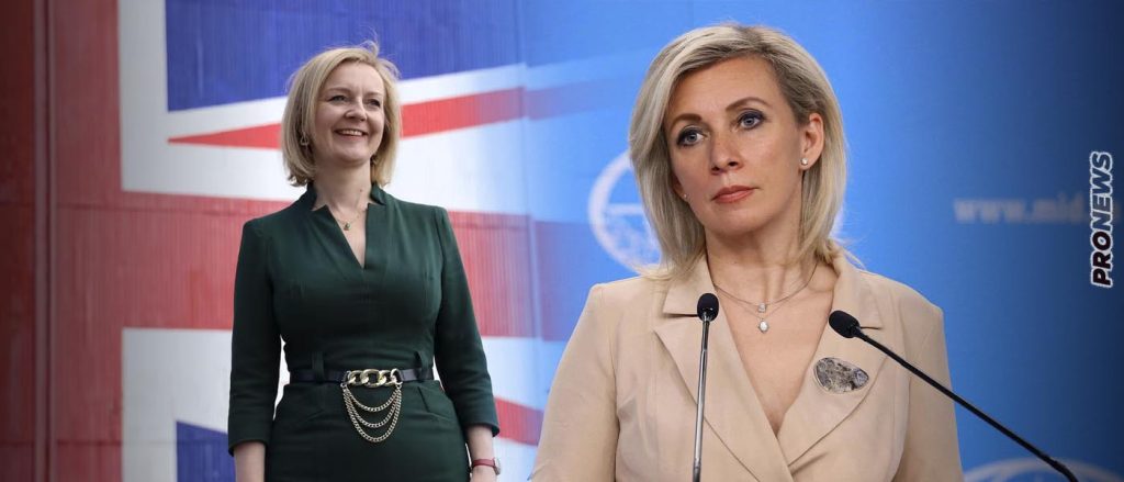 Μ.Ζαχάροβα για Λιζ Τρας: «Από όλους τους Βρετανούς αυτή την άχρηστη βρήκατε να βάλετε πρωθυπουργό;»