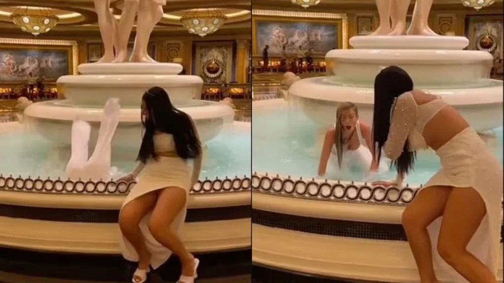 Μπάτσελορ στο Λας Βέγκας: Πήγε να ποζάρει με τη νύφη και έπεσε στο συντριβάνι – «Ήμασταν μεθυσμένοι!»