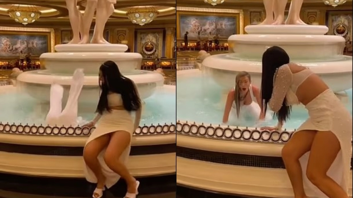 Μπάτσελορ στο Λας Βέγκας: Πήγε να ποζάρει με τη νύφη και έπεσε στο συντριβάνι – «Ήμασταν μεθυσμένοι!»