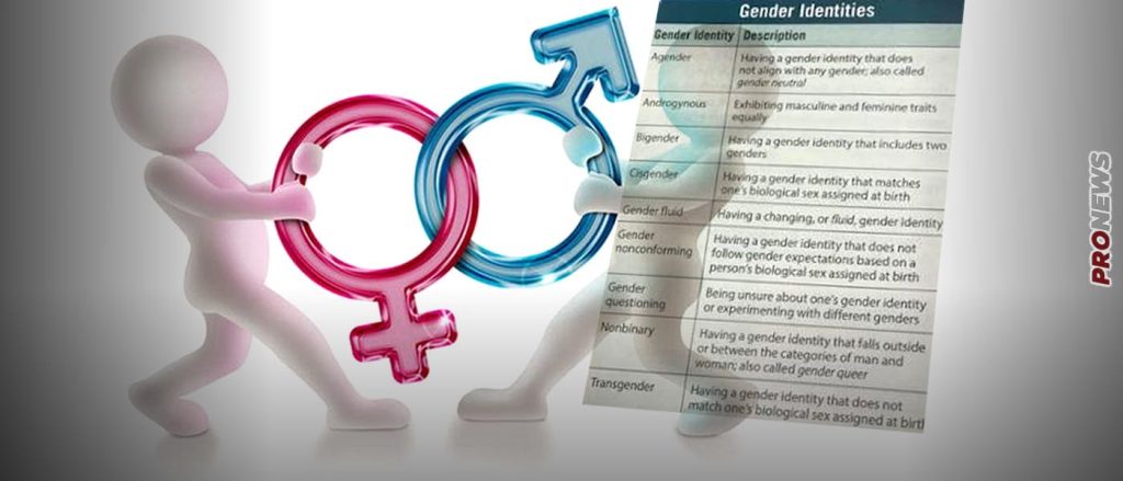 Σχολικό βιβλίο στην Καλιφόρνια διακρίνει 8 φύλα και 10 σεξουαλικούς προσανατολισμούς! (φώτο)