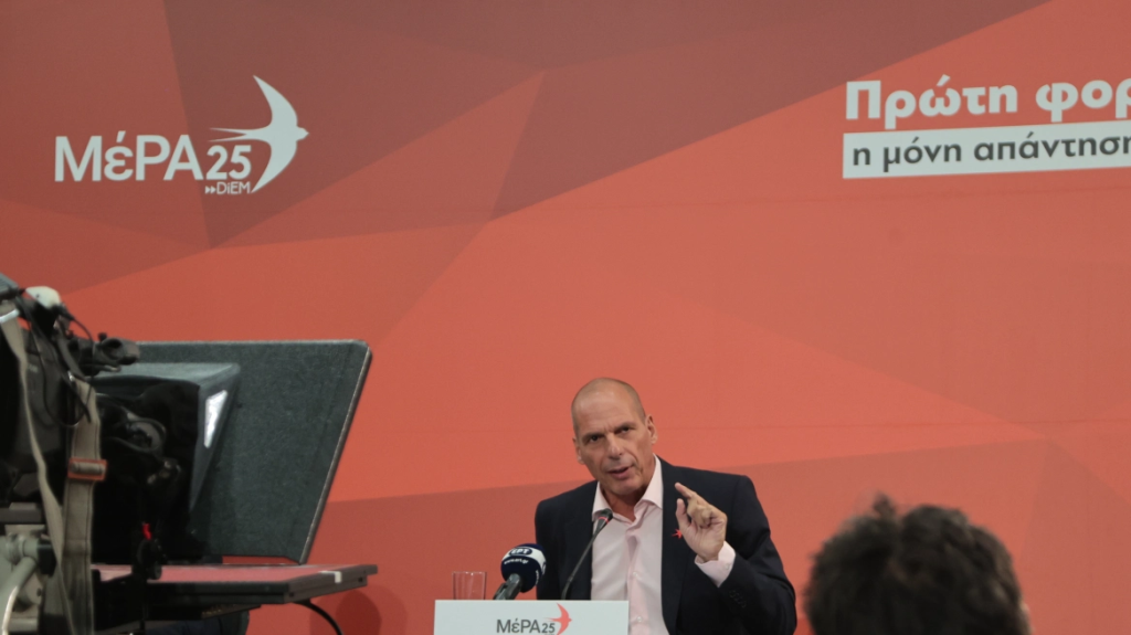 Γ.Βαρουφάκης: «Θα καταψηφίσουμε κάθε συγκυβέρνηση, αν δεν υπάρξει συνεκτικό προεκλογικό πρόγραμμα»