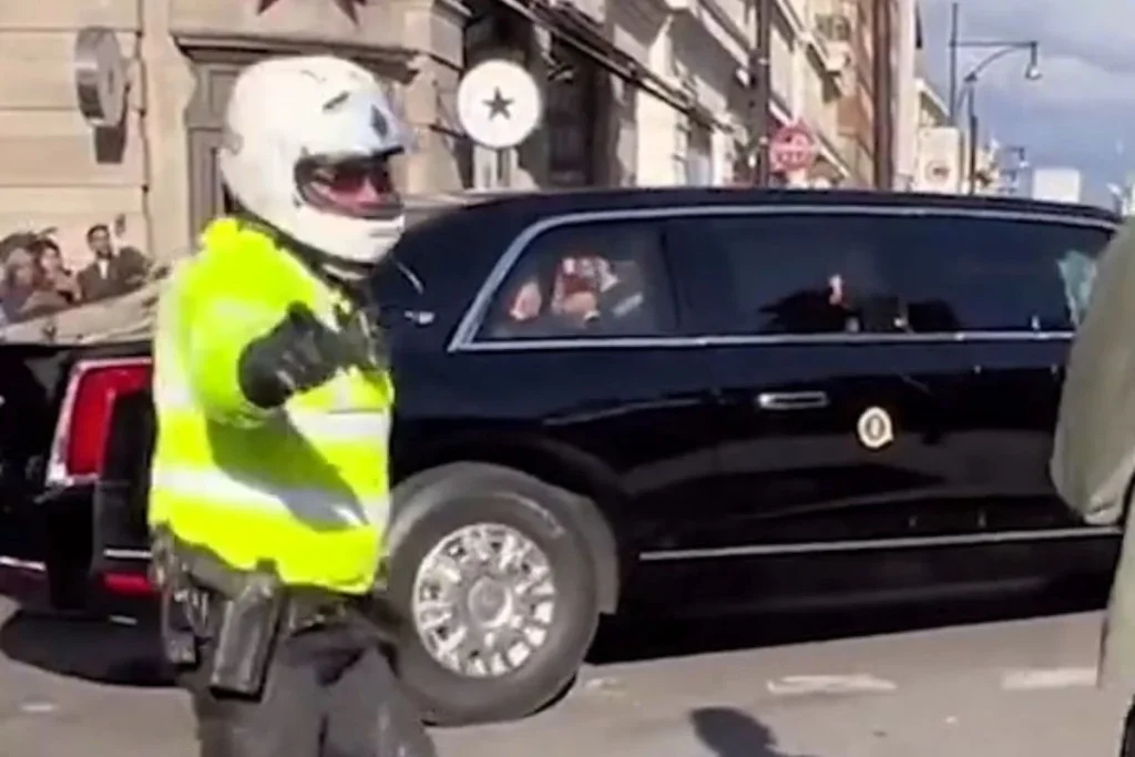 Κηδεία βασίλισσας Ελισάβετ: «Κόλλησε» στην κίνηση η λιμουζίνα του Τζο Μπάιντεν