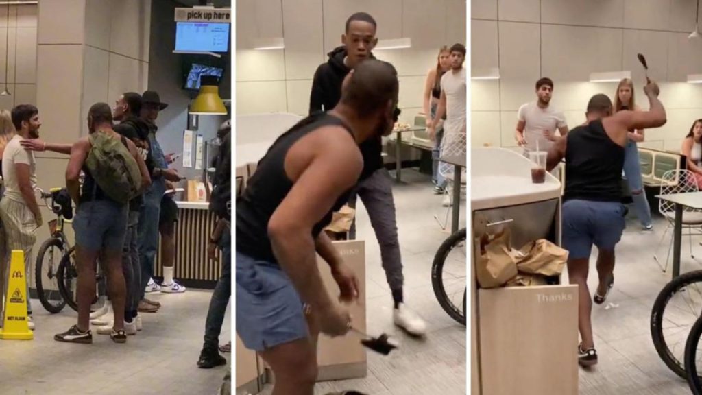 Τρόμος στο Μανχάταν – Άνδρας παρενόχλησε κοπέλα και όταν του ζήτησαν το λόγο έβγαλε τσεκούρι (βίντεο)