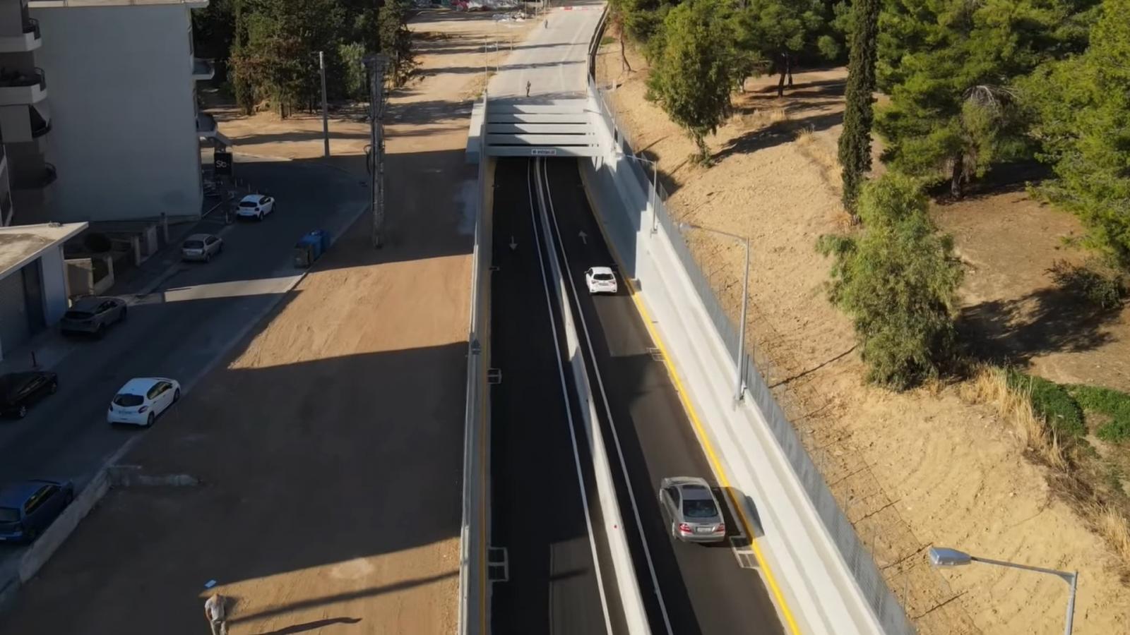 Εντυπωσιακά πλάνα από το νέο υπόγειο δρόμο – «στολίδι» της Νέας Φιλαδέλφειας