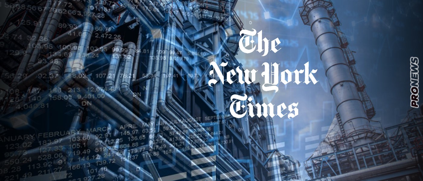 ΝΥ Τimes: «Η ευρωπαϊκή βιομηχανία κινδυνεύει με οικονομική καταστροφή & παύση παραγωγής λόγω των αντι-ρωσικών κυρώσεων»