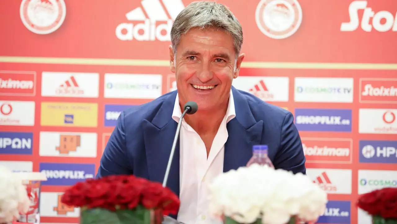 H πρώτη προπόνηση του Ολυμπιακού υπό τις οδηγίες του Μίτσελ (φώτο)