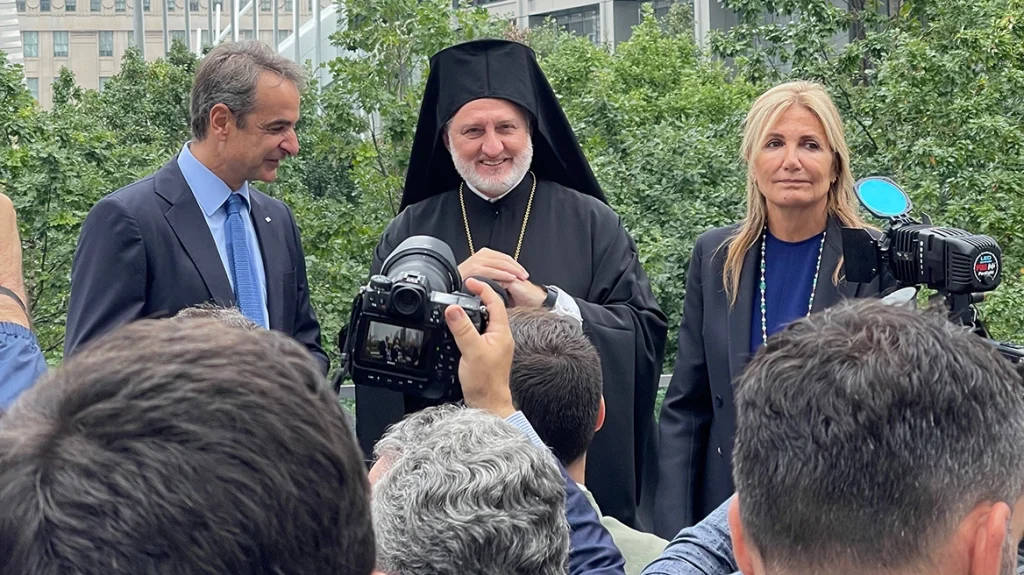 Κ.Μητσοτάκης: Μήνυμα κατά της τρομοκρατίας – Συνάντηση με τον Αρχιεπίσκοπο Αμερικής Ελπιδοφόρο στη Νέα Υόρκη