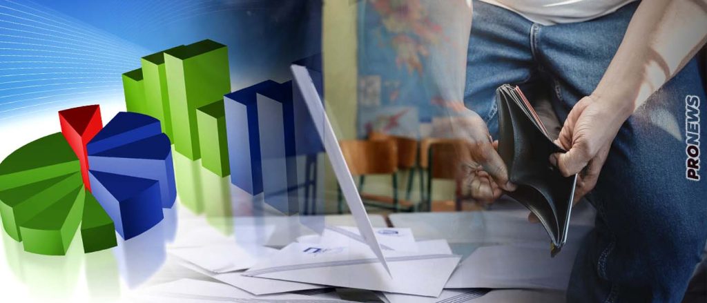 Δημοσκοπήσεις με τη ΝΔ «να προελαύνει» και τους πολίτες «να απολαμβάνουν την πείνα»: Πόσο πιο ψεύτες;