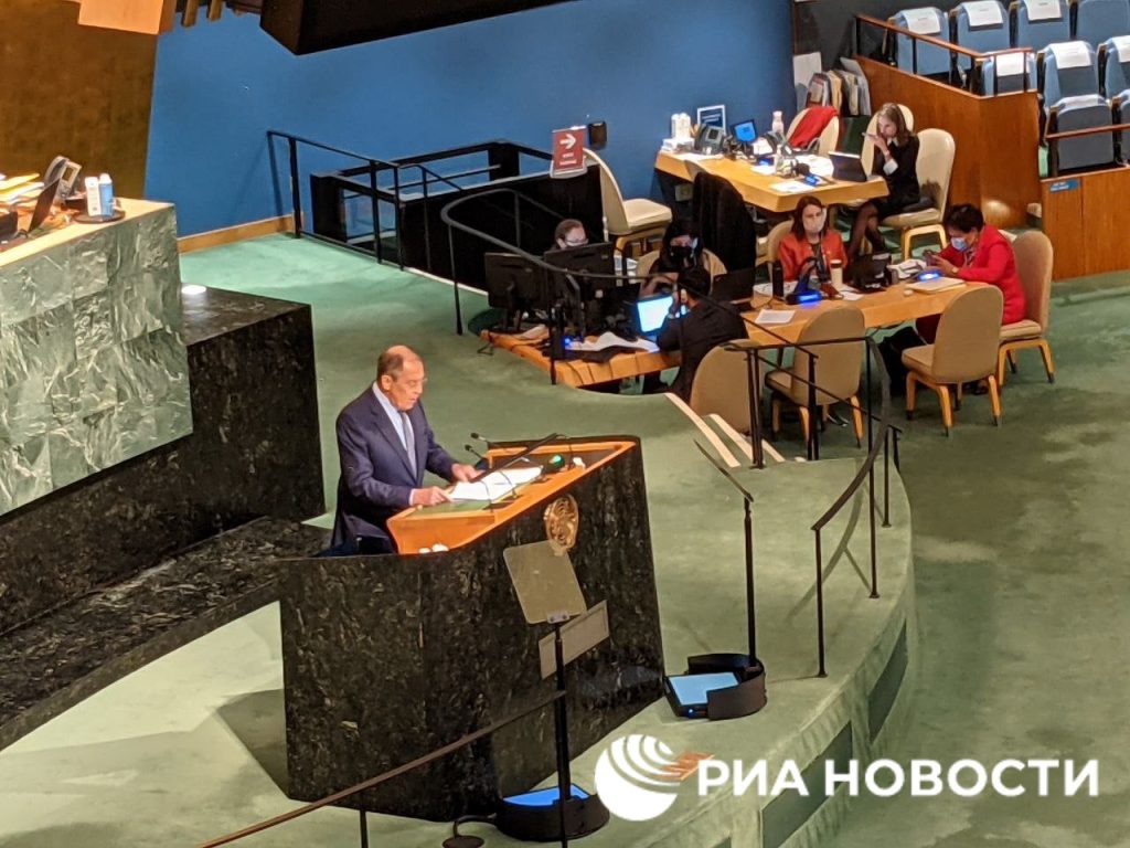 Σ.Λαβρόφ στον ΟΗΕ: «Το μέλλον της παγκόσμιας τάξης αποφασίζεται σήμερα»