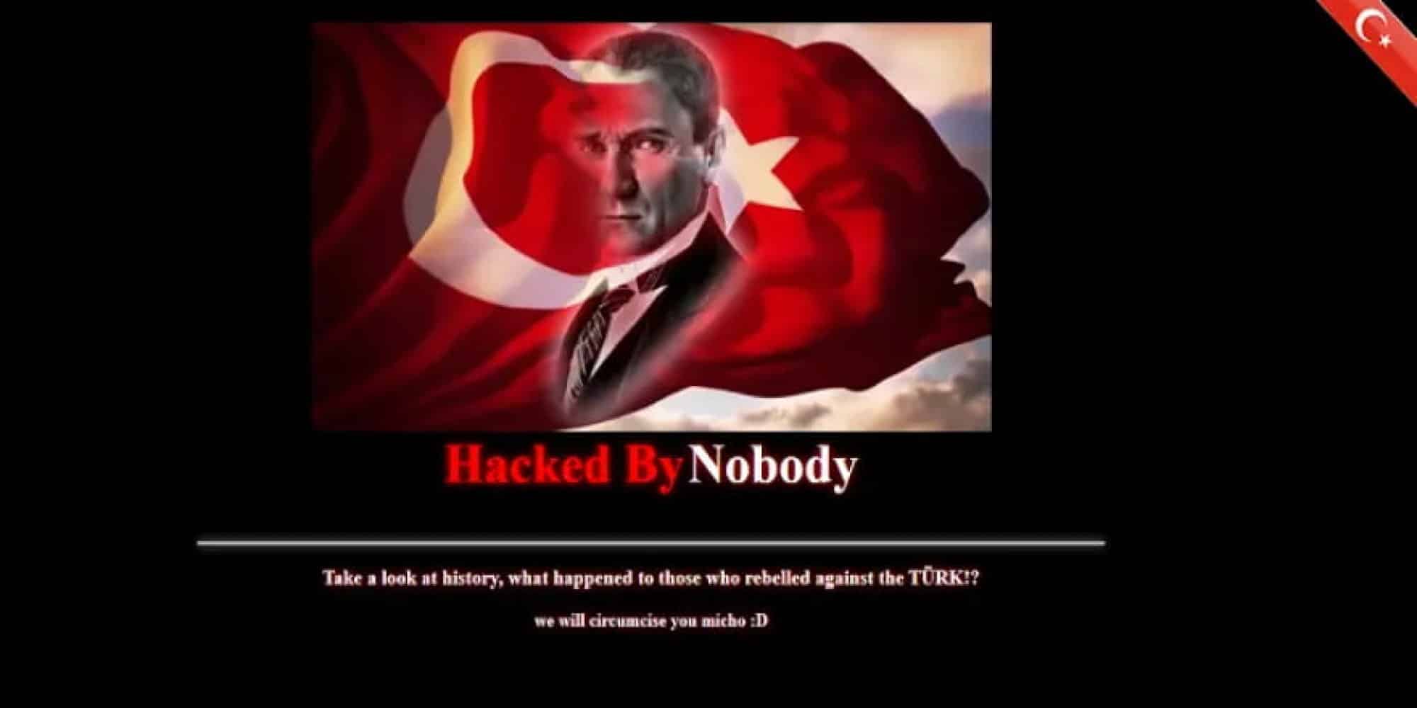 Τούρκοι χάκαραν την ιστοσελίδα του Προμηθέα Πάτρας – «Δείτε τι συνέβη σε εκείνους που εξεγέρθηκαν στον Τούρκο»