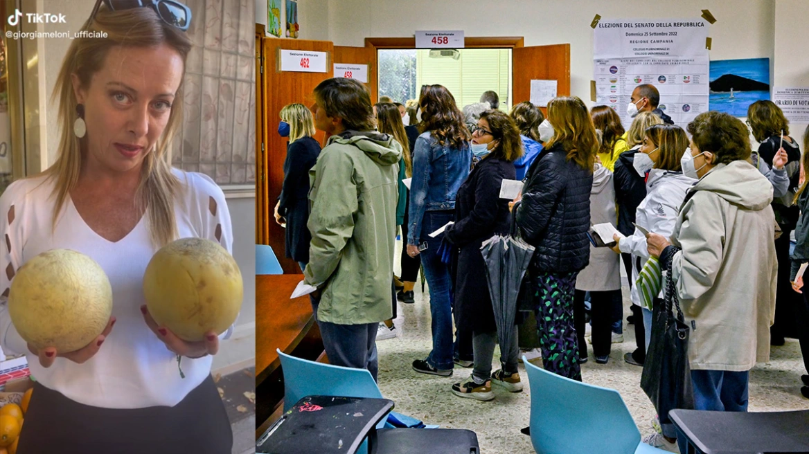 Εκλογές στην Ιταλία – Τζόρτζια Μελόνι: Σχόλιο της τελευταίας στιγμής με ένα λογοπαίγνιο (βίντεο)