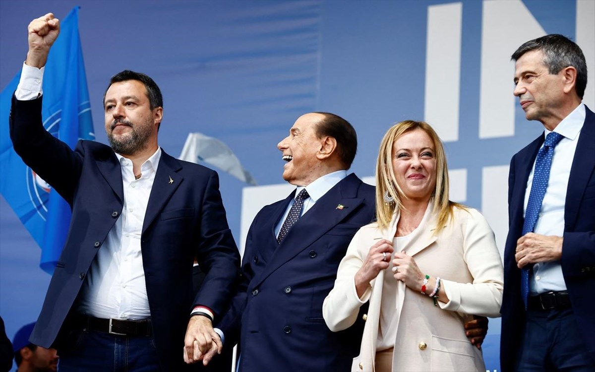 Εκλογές στην Ιταλία: Νίκη με 44,1% για τον συνασπισμό Τ.Μελόνι – Μ.Σαλβίνι & Σ.Μπερλουσκόνι