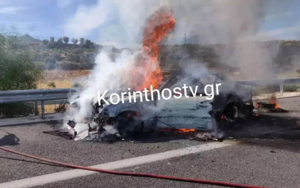 Φονική καραμπόλα στην Εθνική οδό: Δύο νεκροί και ένας τραυματίας – Έκοψαν ταχύτητα για να βοηθήσουν όχημα (φωτο) (upd)