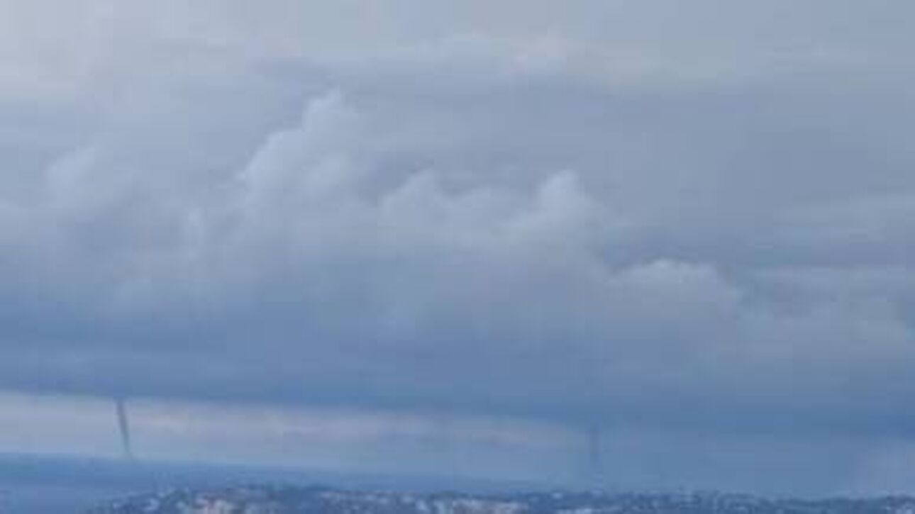 Κεφαλονιά: Κάτοικος κατέγραψε εντυπωσιακή εικόνα με υδροστρόβιλο (βίντεο)