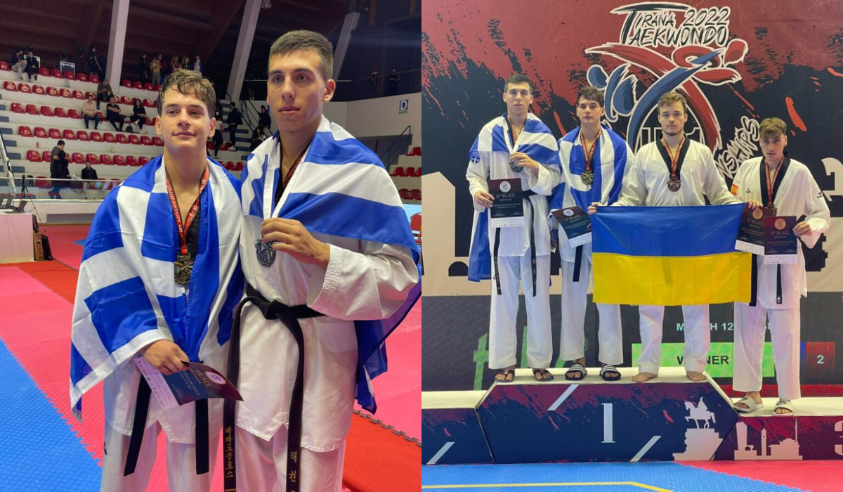 Ταεκβοντό U-21: «Γαλανόλευκος» ο τελικός του ευρωπαϊκού με ένα χρυσό και ένα ασημένιο μετάλλιο