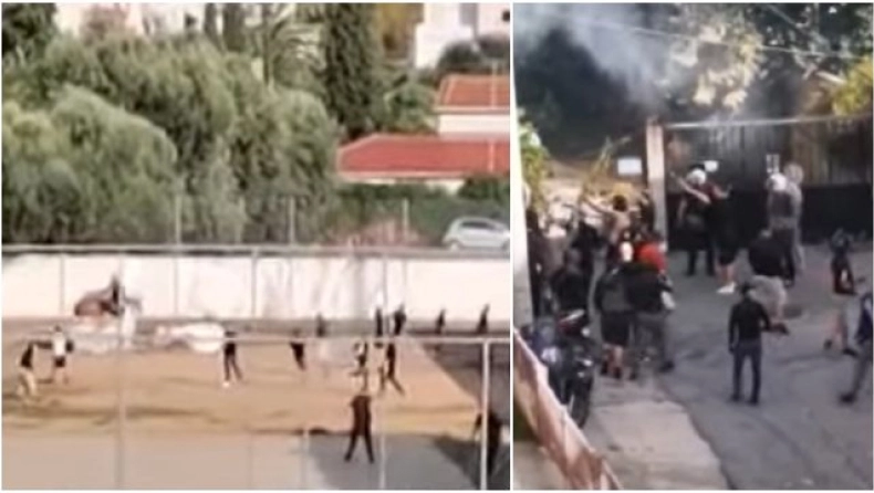 Καλαμάτα – Προοδευτική: Eπεισόδια μεταξύ των οπαδών έξω από το γήπεδο(βίντεο)