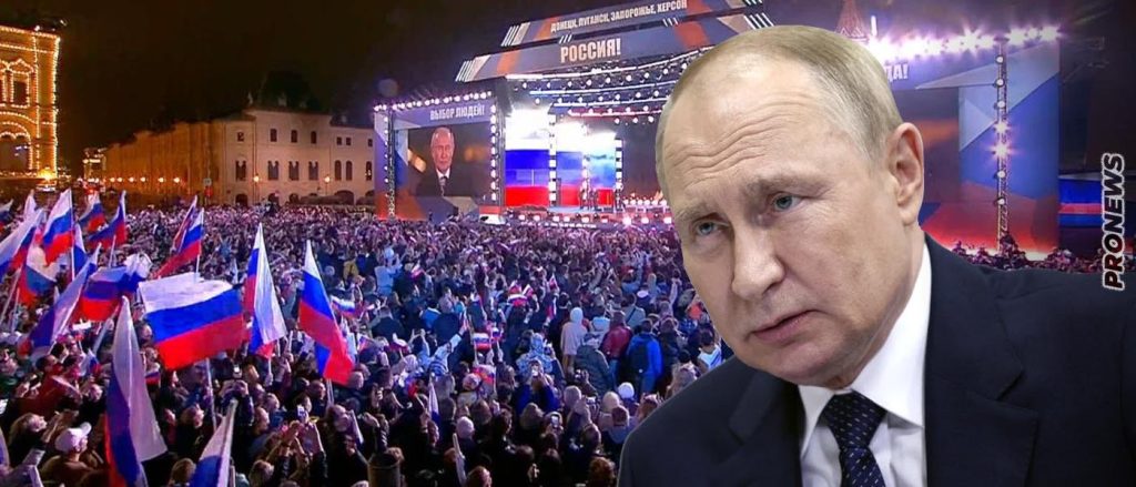 Μεγάλες στιγμές ζει η Ρωσία: Αυξήθηκε κατά 13% ο πληθυσμός της και μαζί με την Κριμαία πήρε συνολικά το 23% των εδαφών της Ουκρανίας