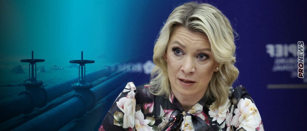 Γερμανικές μυστικές υπηρεσίες: «Με όπλα 500 κιλών ΤΝΤ χτυπήθηκαν οι αγωγοί Nord Stream»! – Δηλώσεις M.Ζαχάροβα