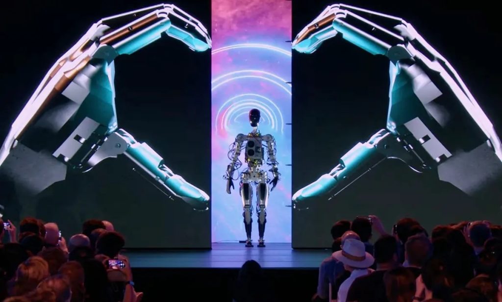 Ο Έλον Μασκ παρουσίασε το ανθρωποειδές ρομπότ της Tesla – Φιλοδοξίες να είναι αυτόνομο σαν τα αυτοκίνητα (βίντεο)
