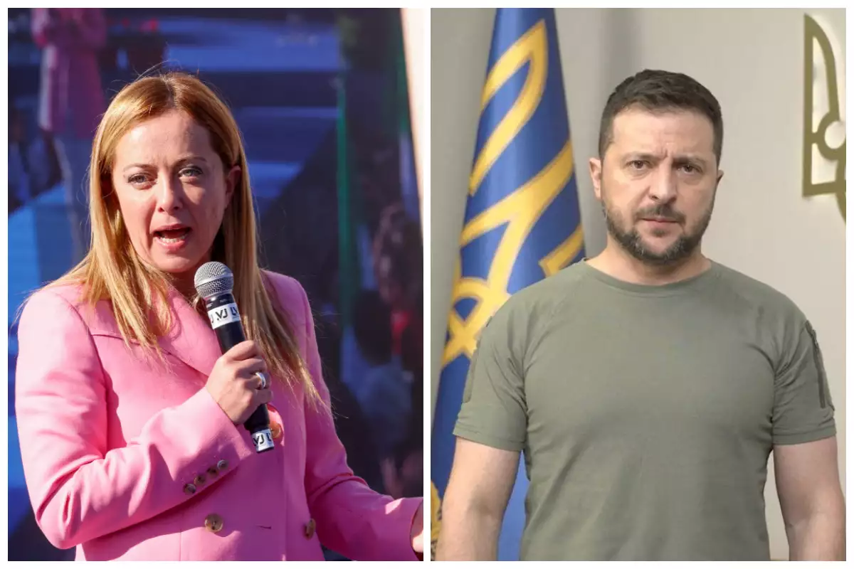 Πρόσκληση Β.Ζελένσκι στην Τζ.Μελόνι να επισκεφθεί το Κίεβο