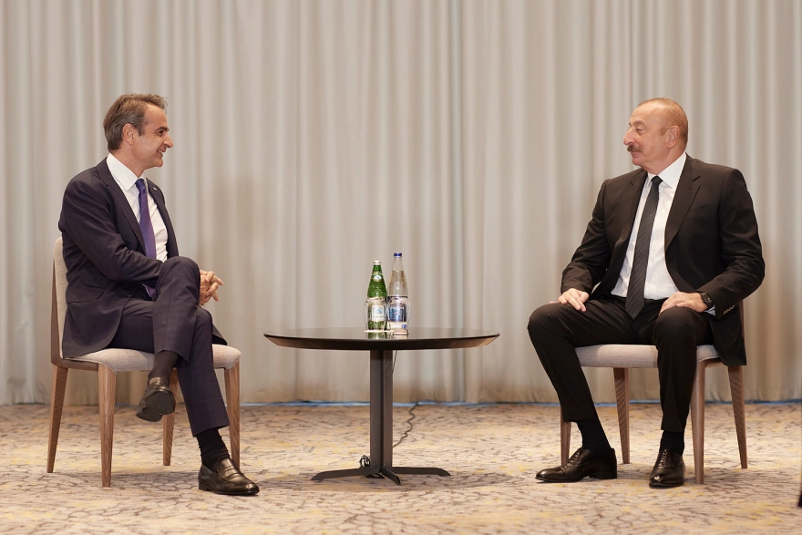 Με τον πρόεδρο του Αζερμπαϊτζάν συναντήθηκε ο Κ.Μητσοτάκης – Όλα όσα συζήτησαν