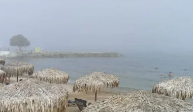 Κρήτη: Πυκνή ομίχλη… εξαφάνισε βουνά και θάλασσα στη Χερσόνησο (βίντεο)