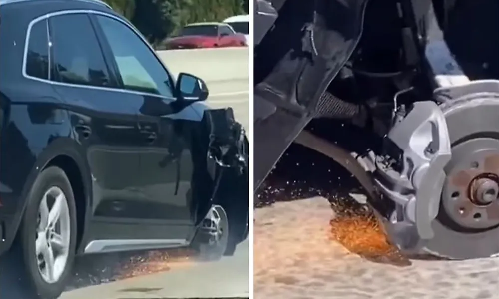 Αδιανόητο: Αυτοκίνητο στις ΗΠΑ κινείται χωρίς τροχό με 130 χλμ/ώρα! (βίντεο)