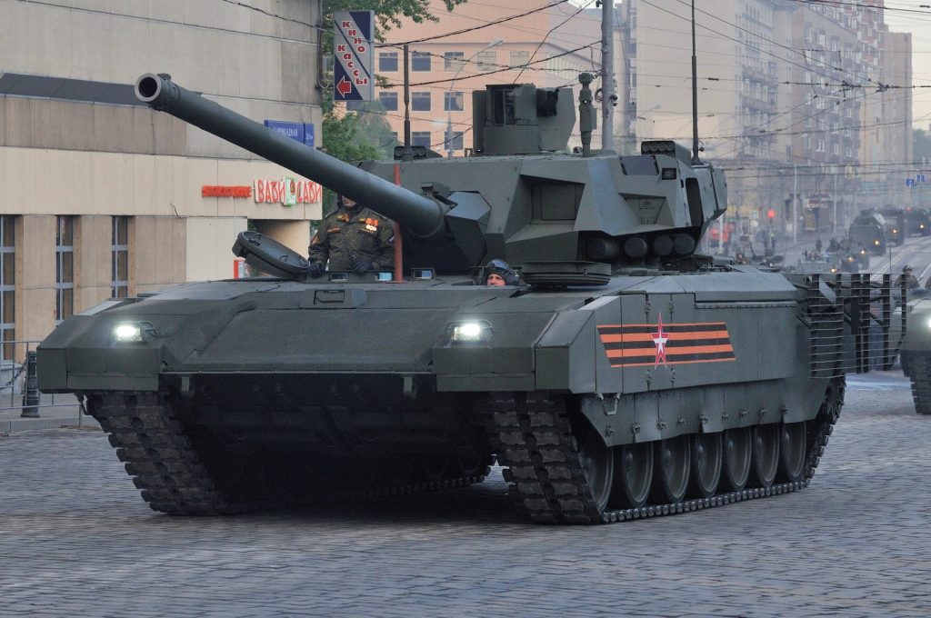 Το T-14 Armata εικονίζεται στο Λουγκάνσκ για δοκιμές