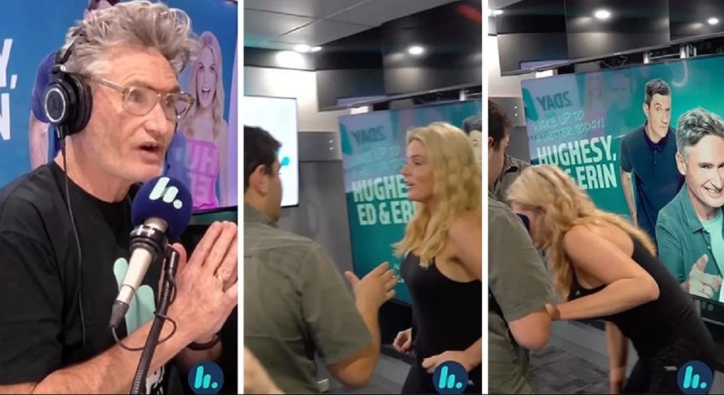 Ραδιοφωνική παραγωγός έπαθε κρίση πανικού και λιποθύμησε όταν άγγιξε μια αράχνη (βίντεο)