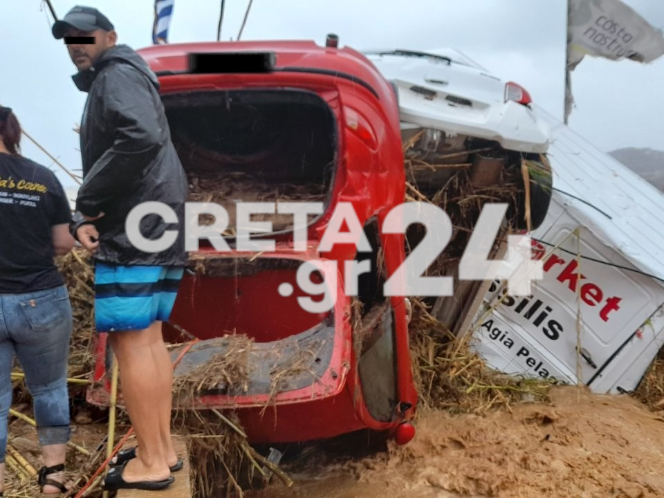 Κακοκαιρία: Ένας νεκρός και δύο αγνοούμενοι στην Αγία Πελαγία του Ηρακλείου Κρήτης