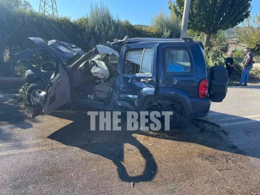 Αχαΐα: Σοβαρό τροχαίο με εγκλωβισμό ηλικιωμένων σε αυτοκίνητο